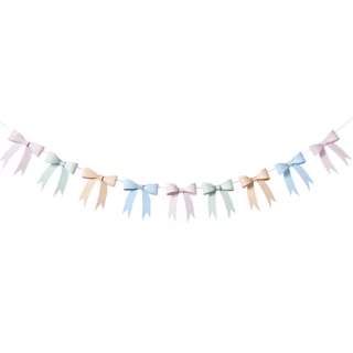slinger met pastel strikjes