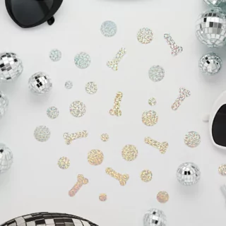 iridescent confetti vrijgezellenfeest