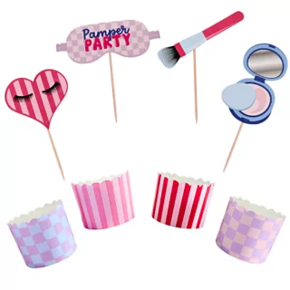 cupcake versiering pamper party