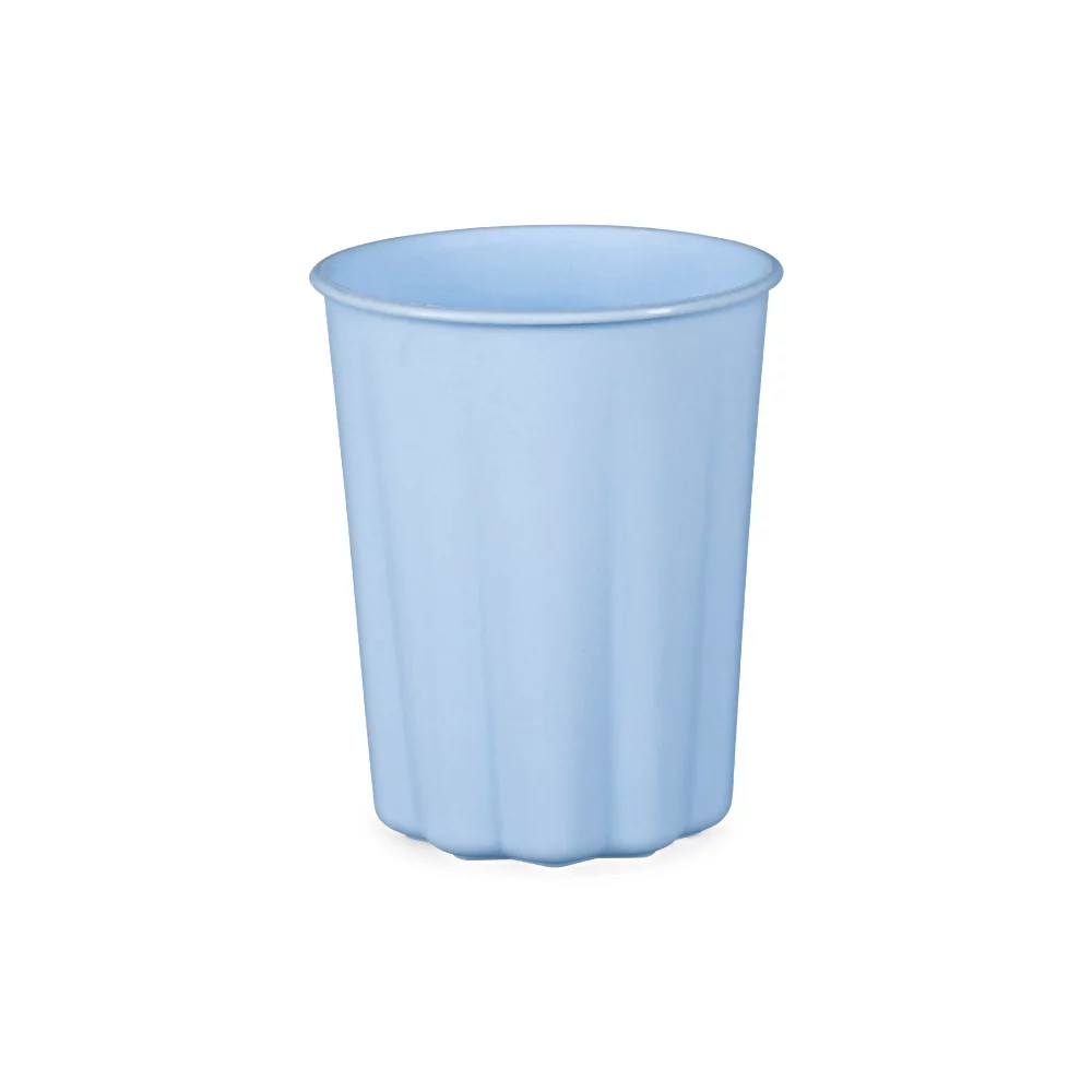 lichtblauwe, hardplastic beker