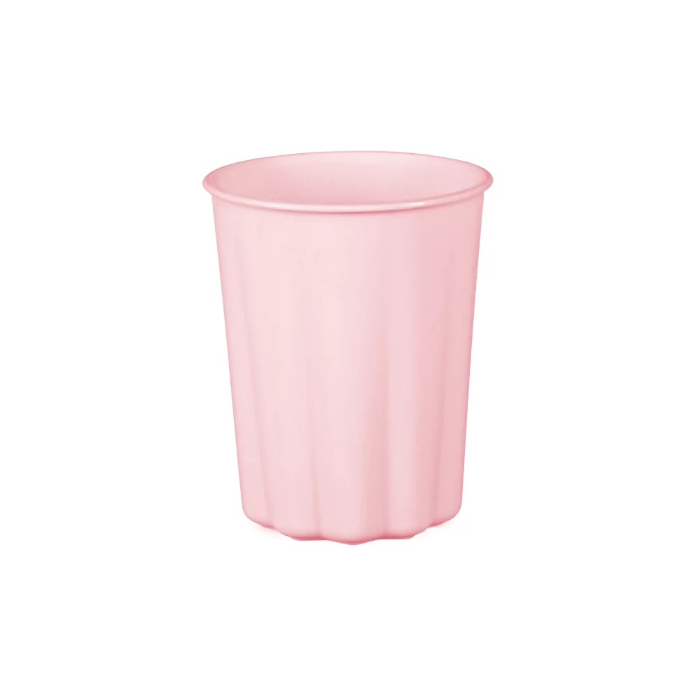 roze plastic drinkbekers
