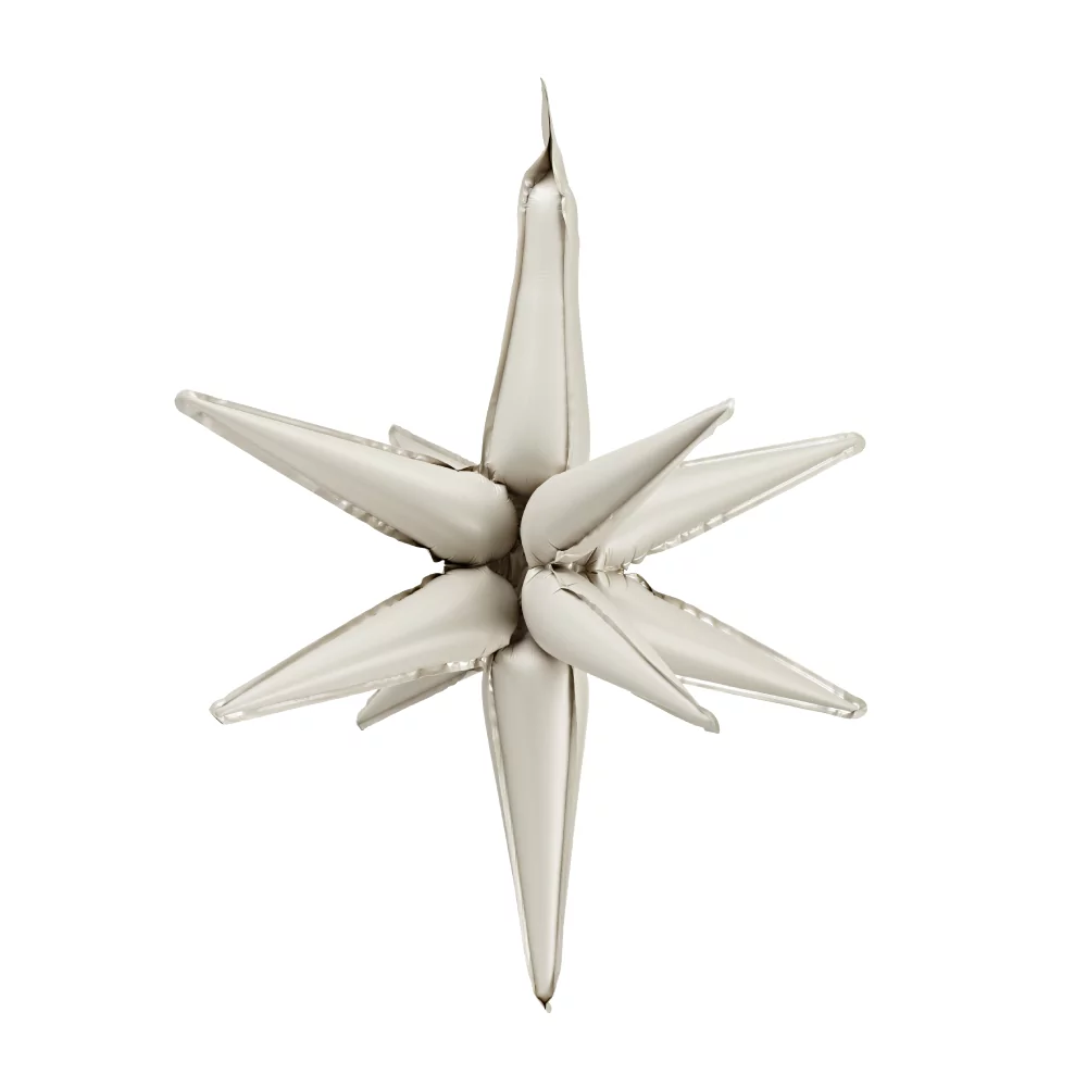 beige 3d ster