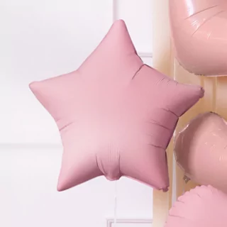 matte ster folieballon