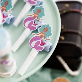 roltongen zeemeermin kinderfeestje