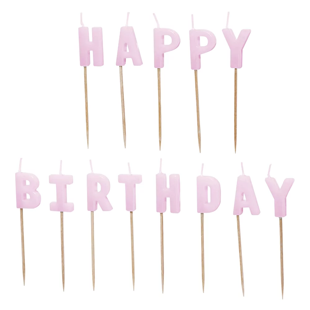 violet taart kaarsen happy birthday