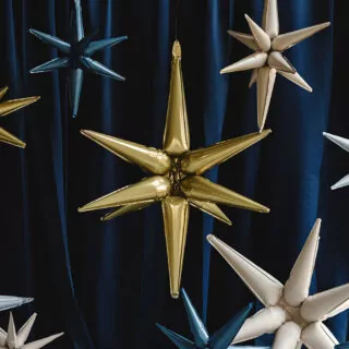 Ster 3D Goud – 105 Centimeter