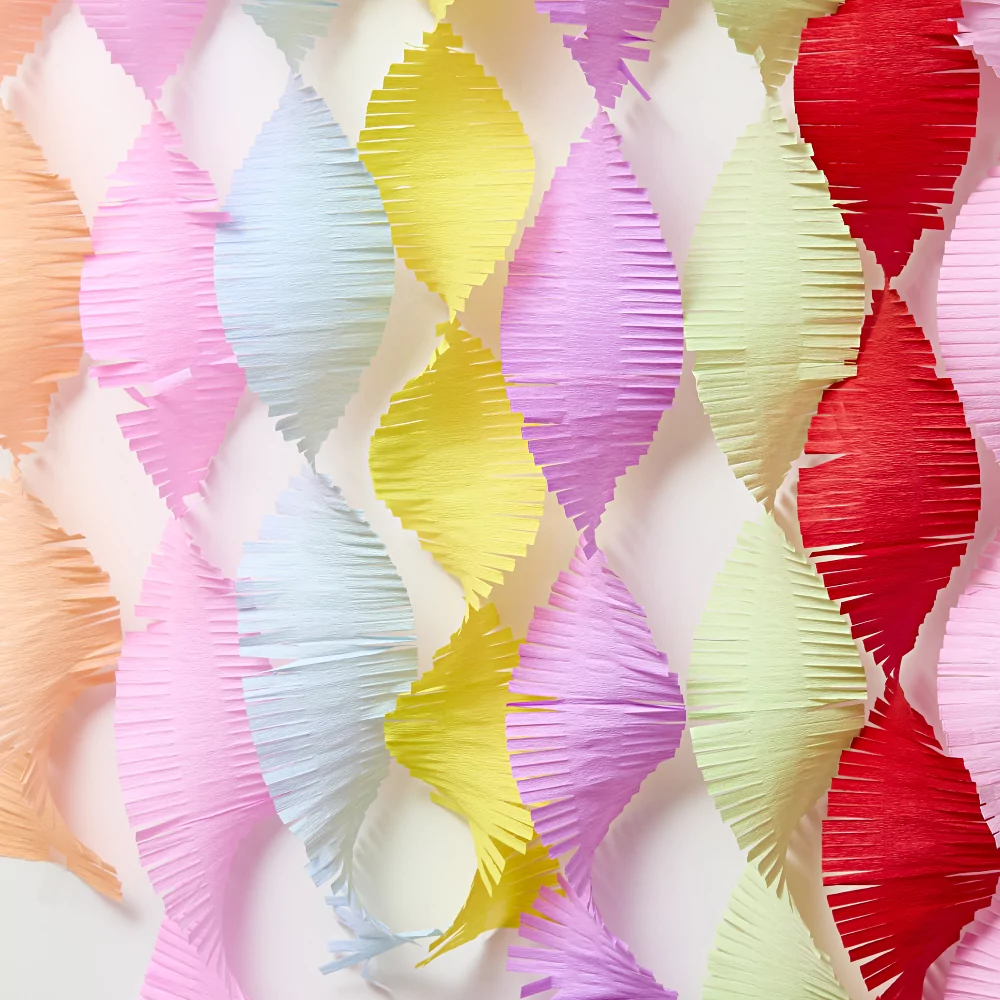 pastel crepe papier