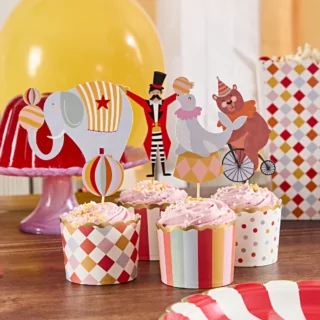 cupcake versiering circus