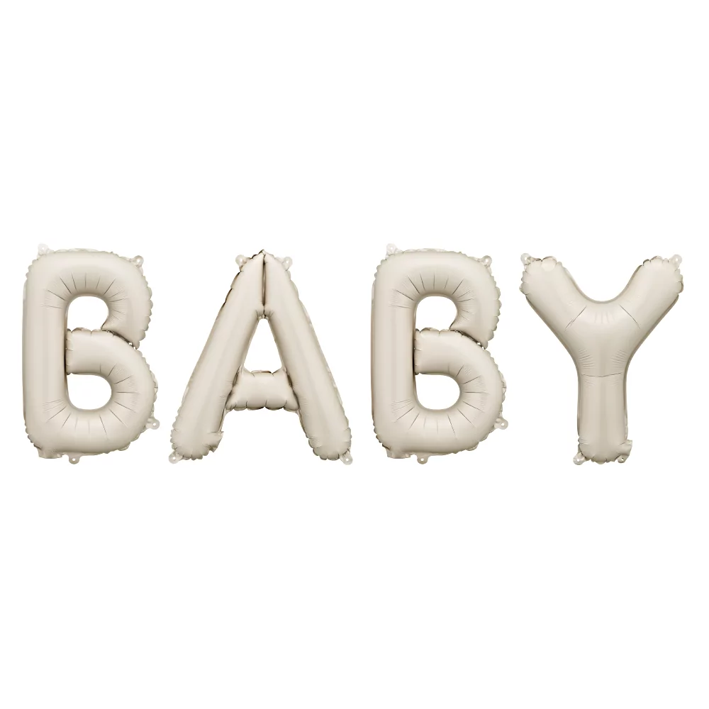 ballonnen baby beige