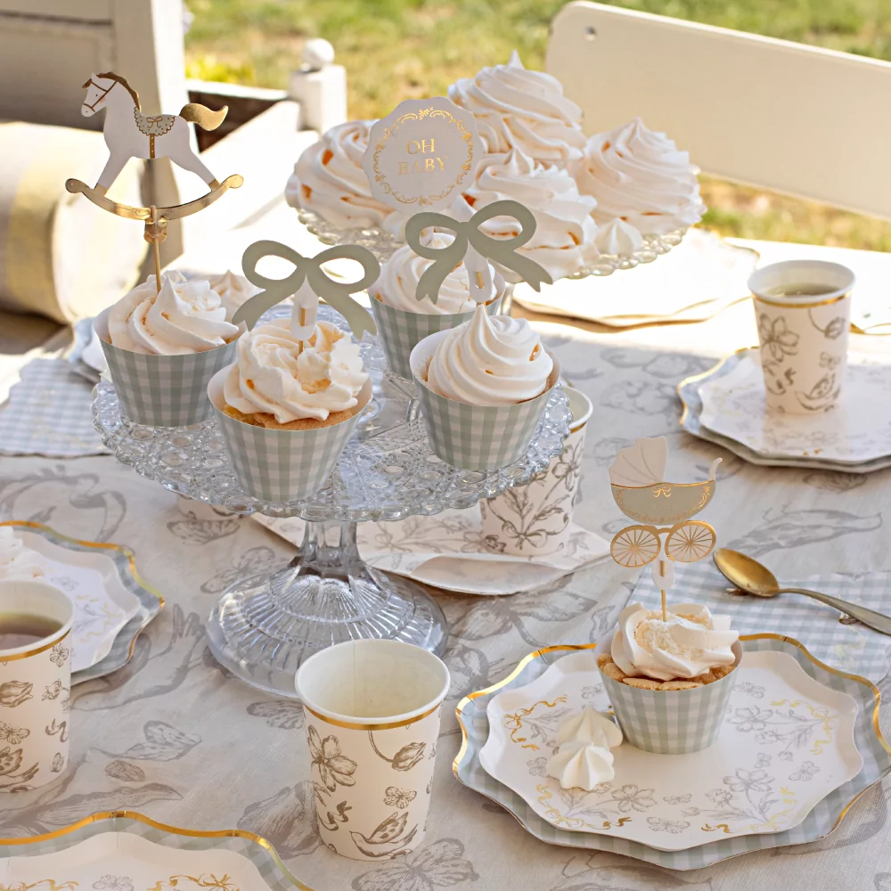 gender neutrale beige babyshower