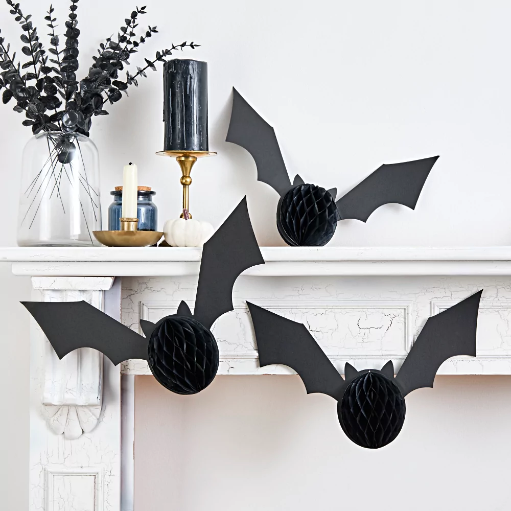 papieren hangers vleermuizen halloween decoratie