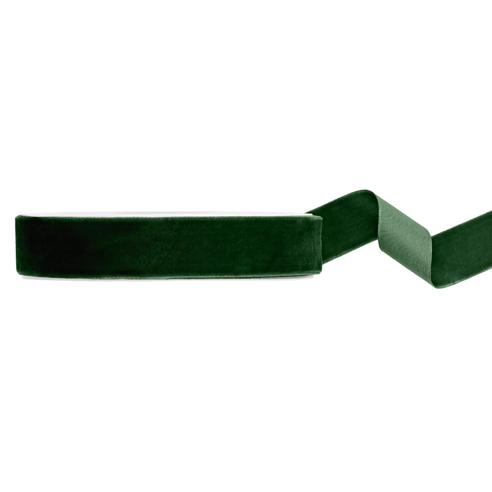 groen velvet lint