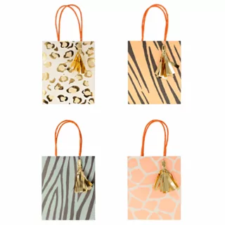 cadeautasjes safari dierenprint