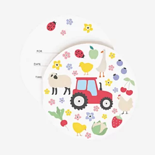 uitnodigingen boerderij feestje