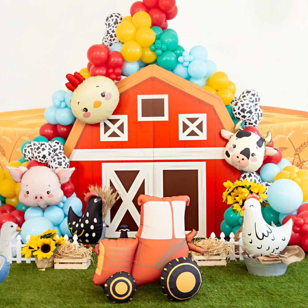 Staande Folieballon - Tractor - Afbeelding 3