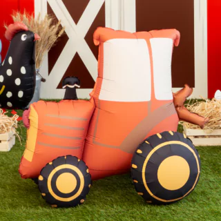 Staande Folieballon - Tractor