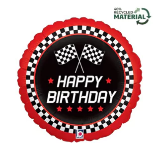 Folieballon Happy Birthday - Race