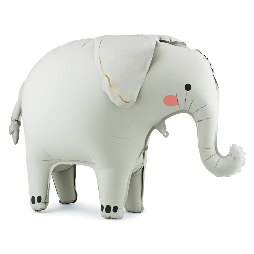 Staande Folieballon Olifant - 91 CM - Afbeelding 2