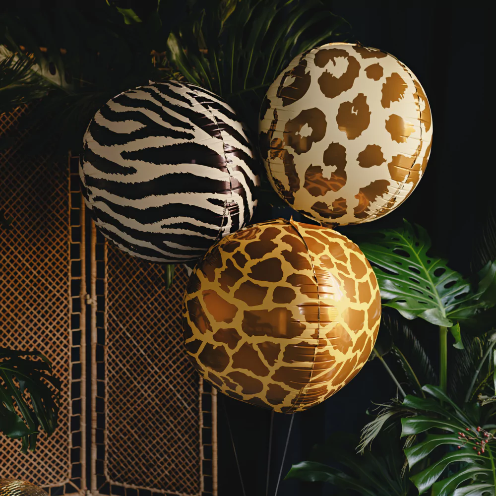Ronde Folieballon - Giraffe - Afbeelding 3