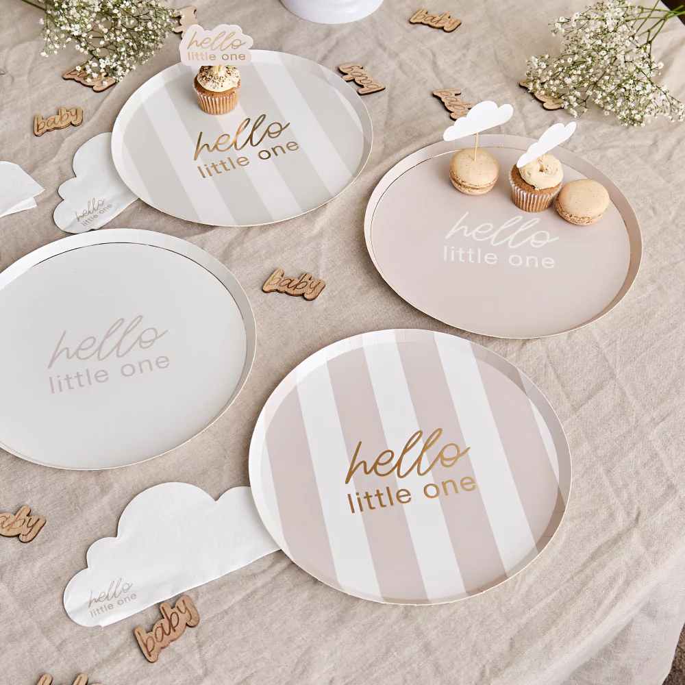 Beige Bordjes Gestreept - Hello Little One
